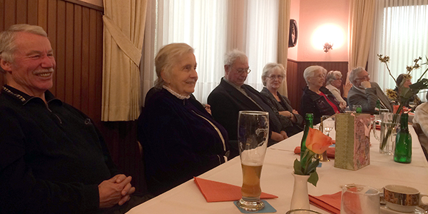 Sonja Wolff während der Geburtstagsfeier am 18.01.2015